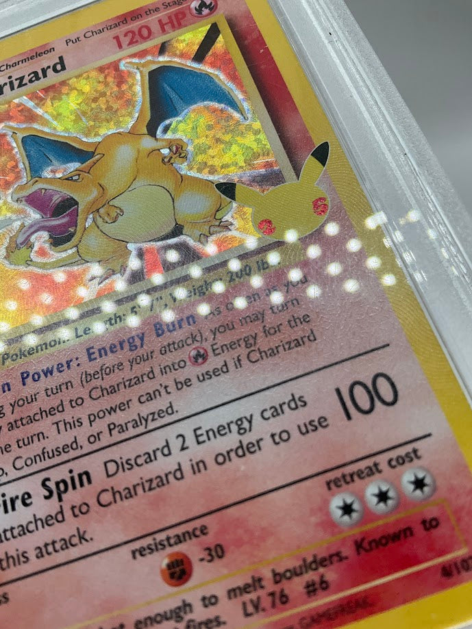 Charizard Pokemon Celebrations Classic Collection Base Set Holo #4 PSA 9