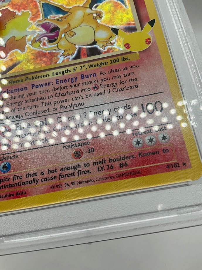 Charizard Pokemon Celebrations Classic Collection Base Set Holo #4 PSA 9