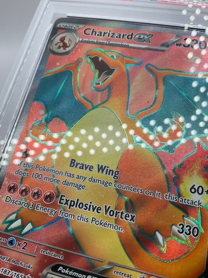 Charizard ex Pokemon 151 Ultra Rare #183 PSA 9