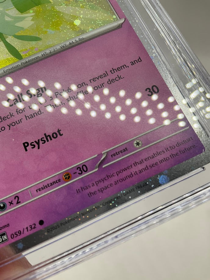 Kirlia Pokemon Mega Evolution Fall Collector Chest #059 CGC 10