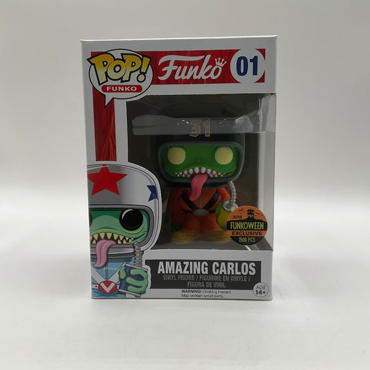 Amazing Carlos Funko Pop! Funko #01 2016 Funkoween Exclusive 1500 PCS