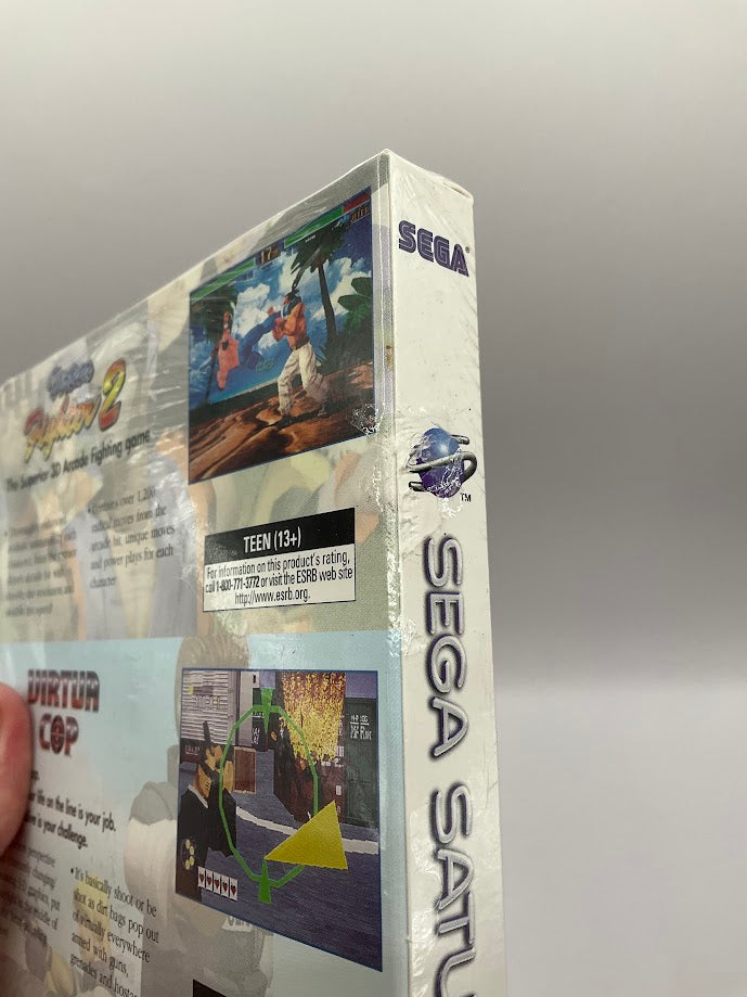 3 Free Game Pack [Virtua Cop, Virtua Fighter 2, Daytona USA] Sega Saturn Sealed