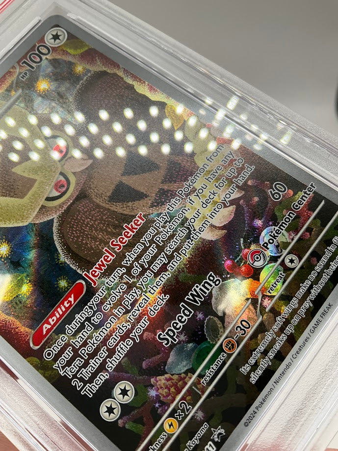 Noctowl Pokemon Stellar Crown Pokemon Center Elite Trainer Box #141 PSA 9