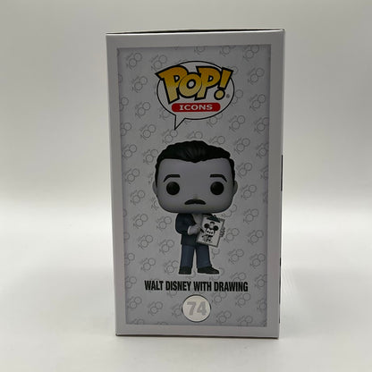 Walt Disney with Drawing Funko Pop! Disney 100 #74