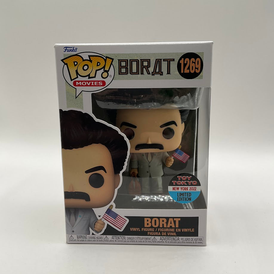 Borat Funko Pop! Movies #1269 Toy Tokyo New York 2022 Limited Edition