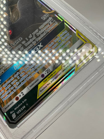 Umbreon & Darkrai GX Pokemon Unified Minds #125 PSA 9
