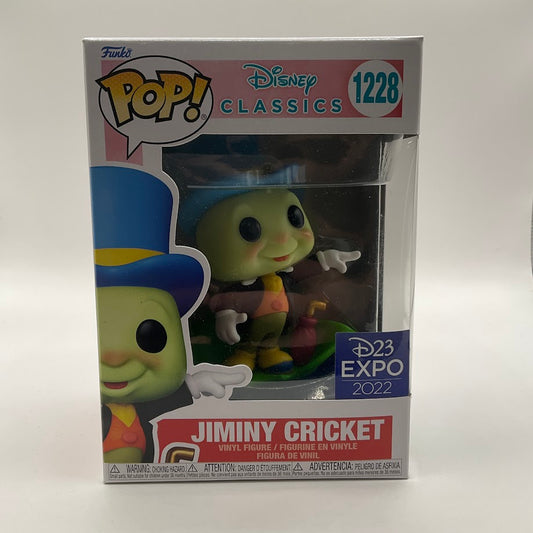 Jiminy Cricket Funko Pop! Disney Classics #1228 2022 D23 Expo