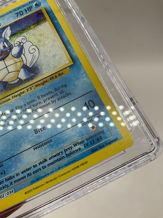 Wartortle Pokemon Blastoise & Suicune ex Deck Holo #002 CGC 10