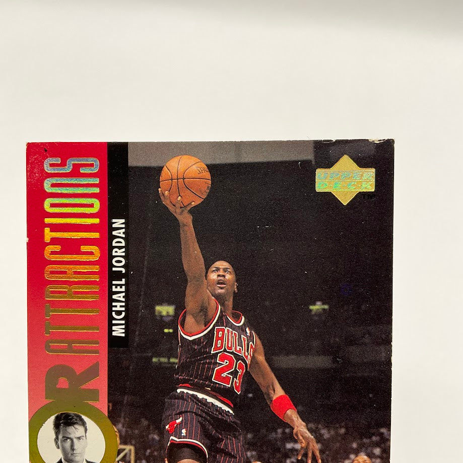 Michael Jordan / Charlie Sheen 1995-96 Upper Deck #339、Collector Store LLC、kayou