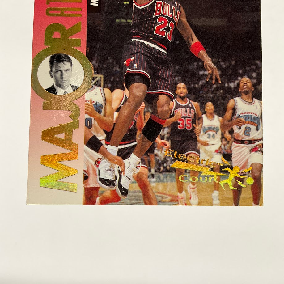 Michael Jordan / Charlie Sheen 1995-96 Upper Deck #339、Collector Store LLC、kayou