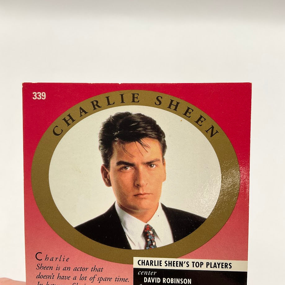 Michael Jordan / Charlie Sheen 1995-96 Upper Deck #339、Collector Store LLC、kayou