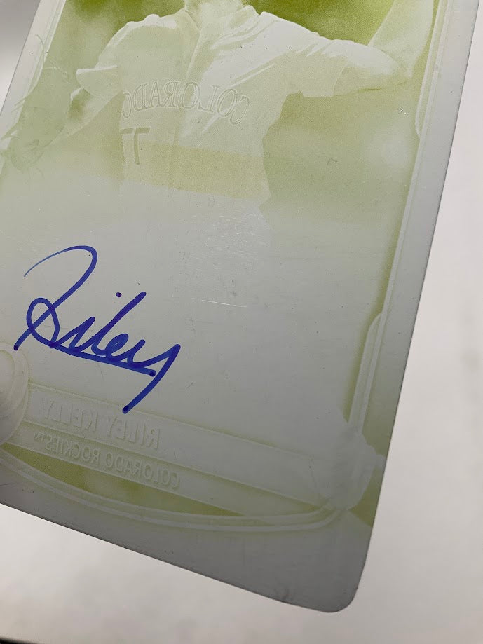 Riley Kelly 2025 Bowman Draft Yellow Printing Plate Auto 1/1 #CPA-RK、Collector Store LLC、kayou