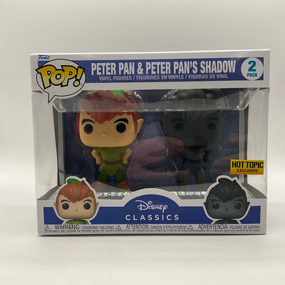 Peter Pan & Peter Pan's Shadow Funko Pop! Disney Classics 2 Pack Hot Topic
