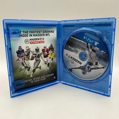 Madden NFL 16 Playstation 4 Used