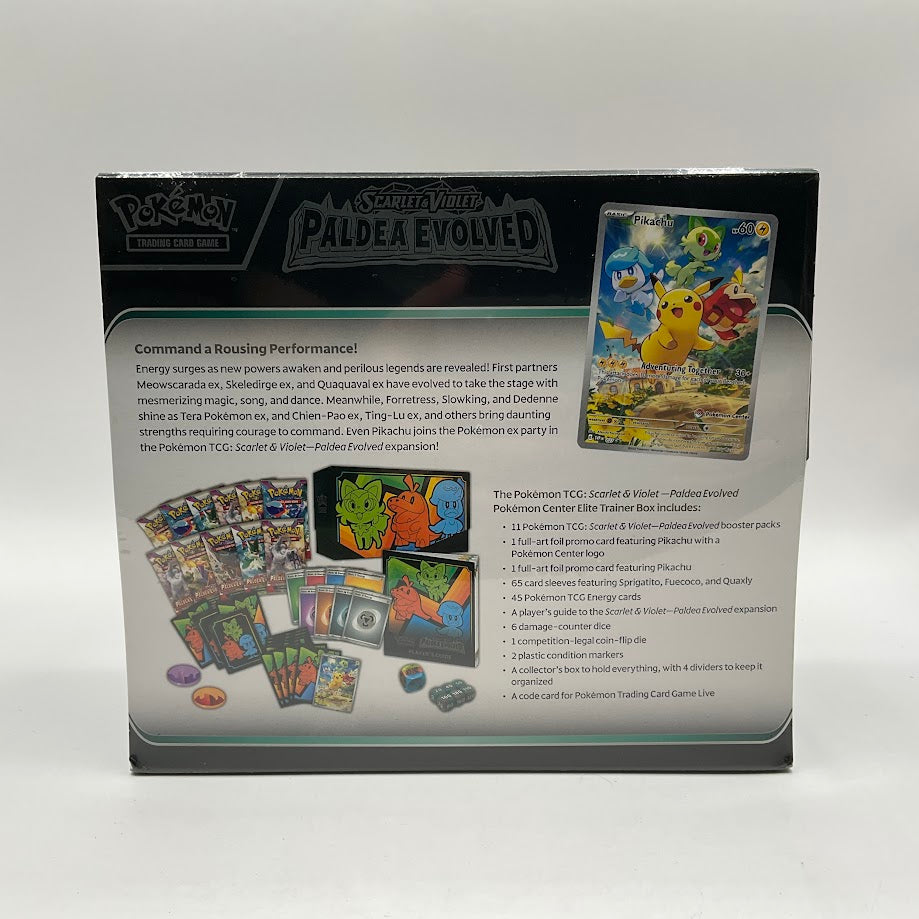 Scarlet & Violet: Paldea Evolved Elite Trainer Box Pokemon Center Exclusive