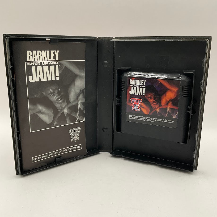Barkley Shut Up and Jam Sega Genesis CIB