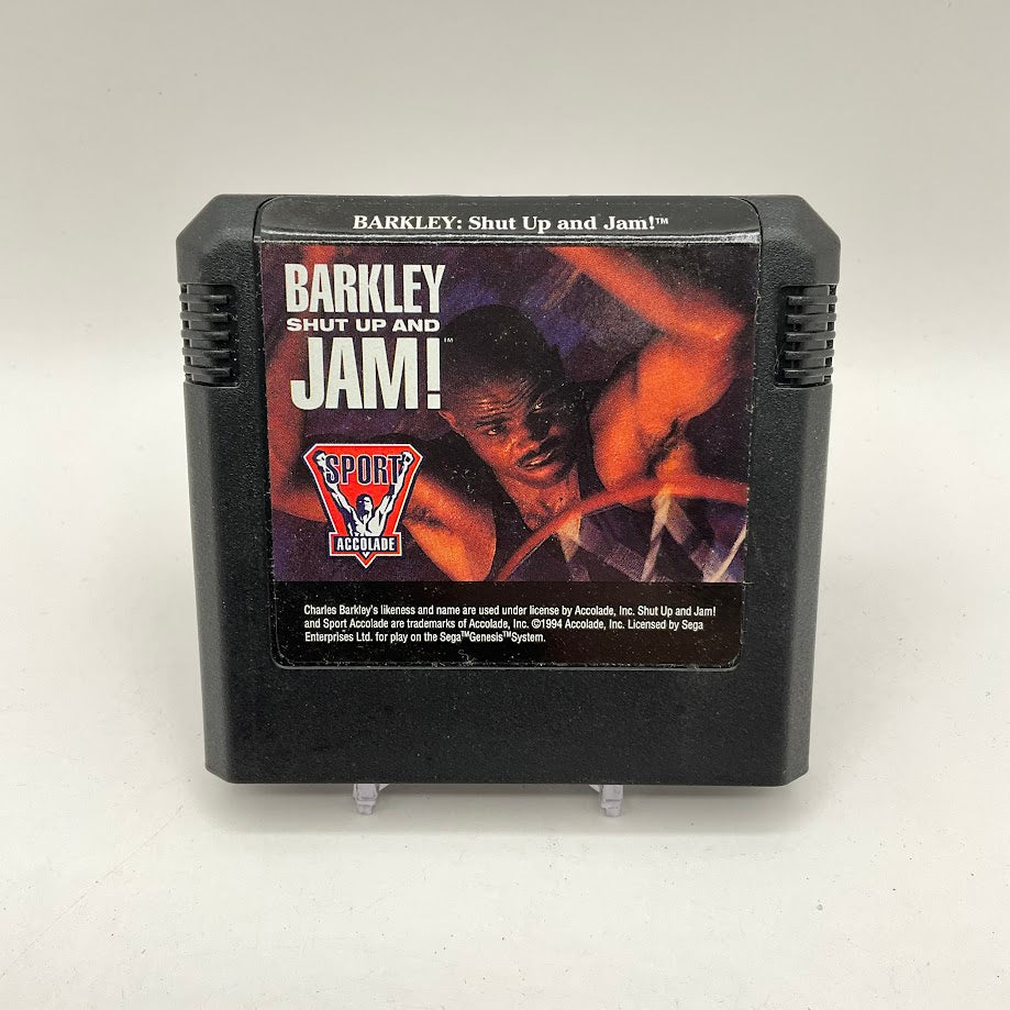 Barkley Shut Up and Jam Sega Genesis CIB