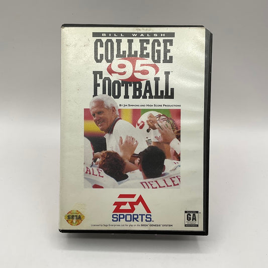 Bill Walsh College Football 95 Sega Genesis CIB