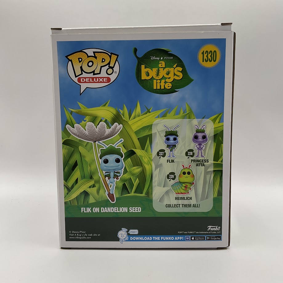 Flik on Dandelion Seed Funko Pop! A Bug's Life #1330 2023 Wondrous