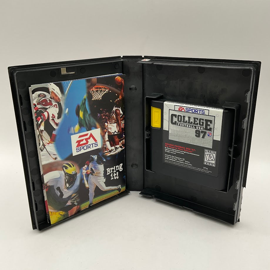 College Football USA 97: The Road to New Orleans Sega Genesis CIB #1