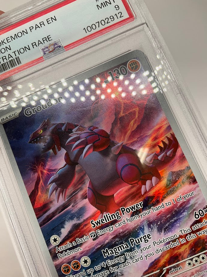 Groudon Pokemon Paradox Rift Illustration Rare #199 PSA 9 #3