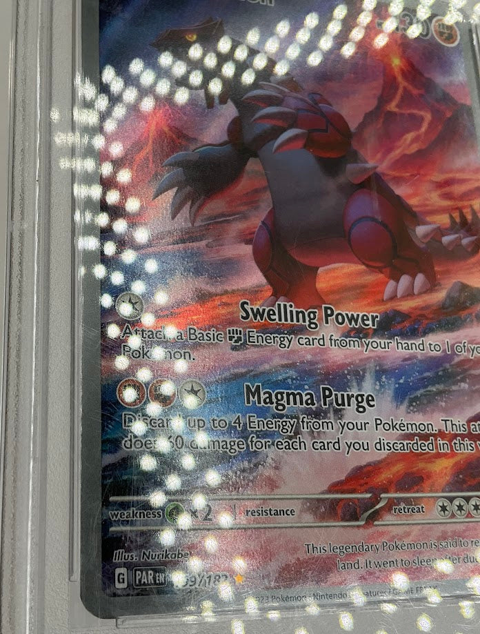 Groudon Pokemon Paradox Rift Illustration Rare #199 PSA 9 #3