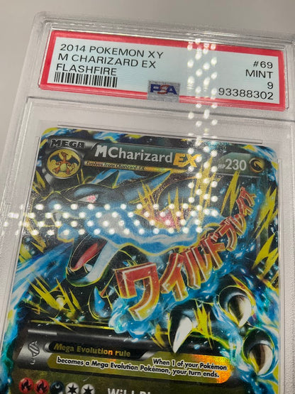 M Charizard ex Pokemon Flashfire #69 PSA 9 M Charizard ex Pokemon Flashfire #69 PSA 9