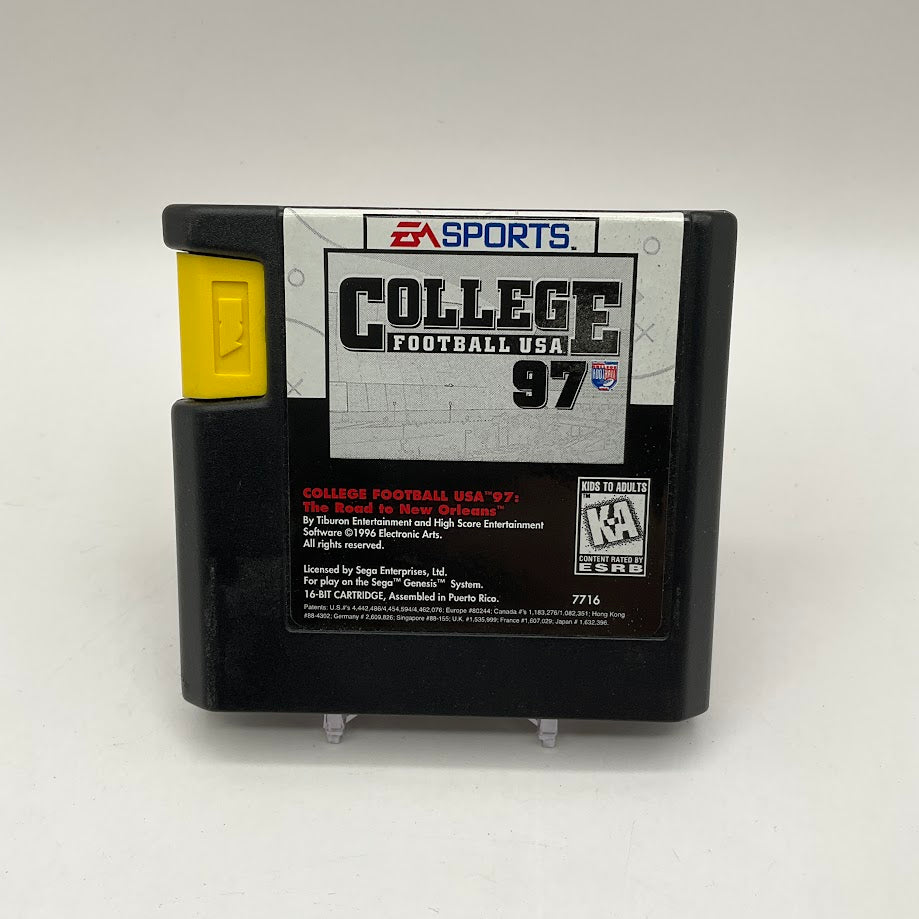 College Football USA 97: The Road to New Orleans Sega Genesis CIB #2
