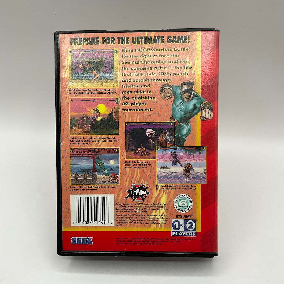 Eternal Champions Sega Genesis CIB #1