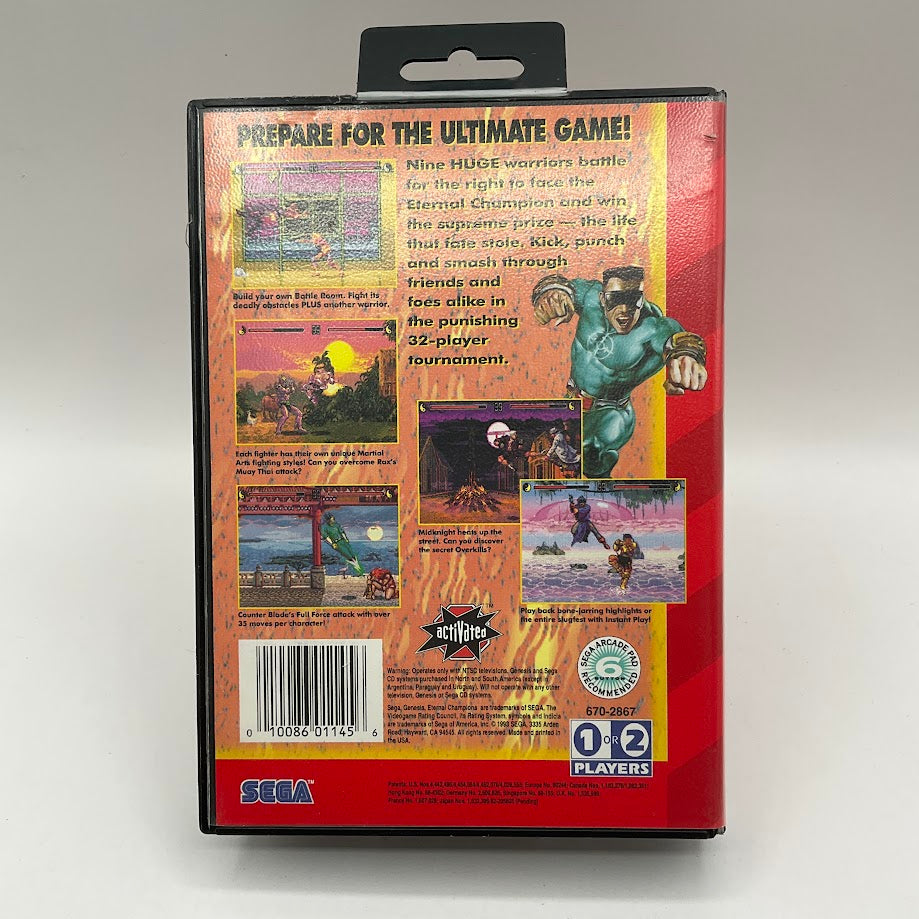 Eternal Champions Sega Genesis CIB #2