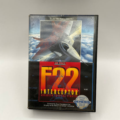 F-22 Interceptor Sega Genesis CIB