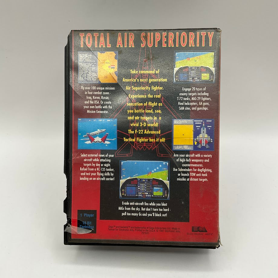 F-22 Interceptor Sega Genesis CIB