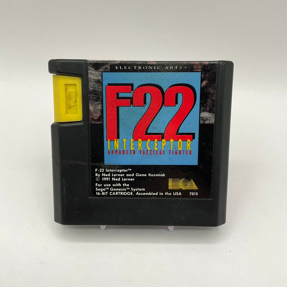 F-22 Interceptor Sega Genesis CIB