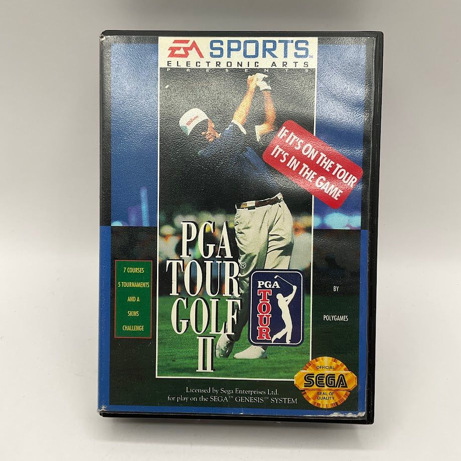 PGA Tour Golf II Sega Genesis CIB