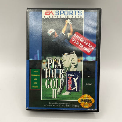 PGA Tour Golf II Sega Genesis CIB