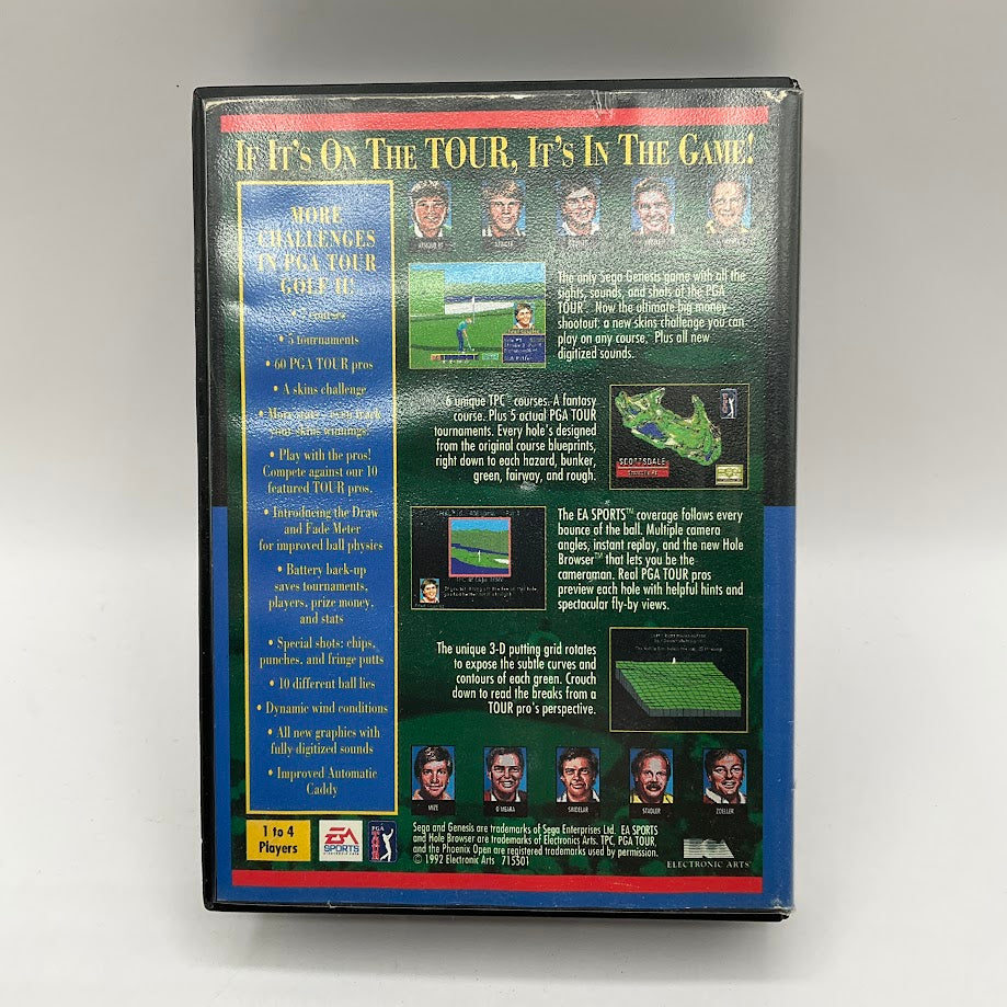 PGA Tour Golf II Sega Genesis CIB