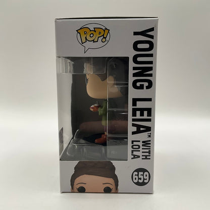 Young Leia with Lola Funko Pop! Star Wars #659 2023 Summer Convention