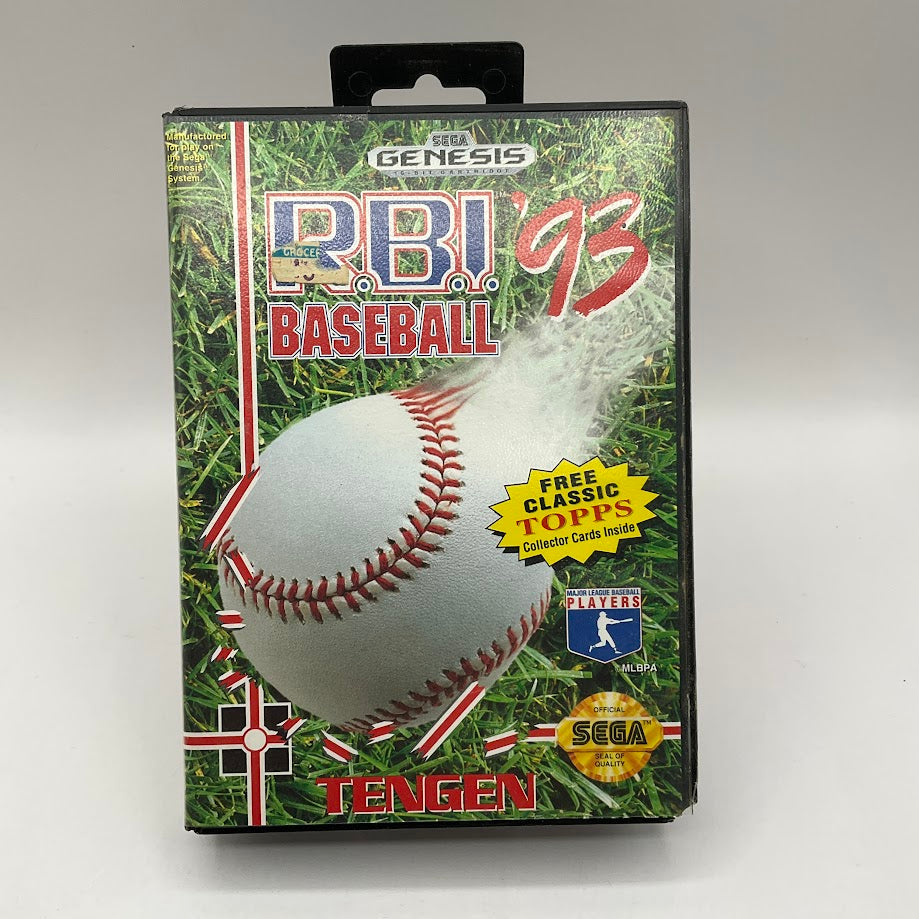 RBI Baseball 93 Sega Genesis CIB