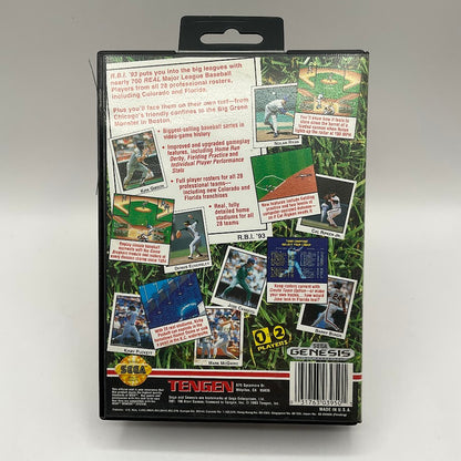 RBI Baseball 93 Sega Genesis CIB