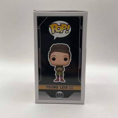 Young Leia with Lola Funko Pop! Star Wars #659 2023 Summer Convention