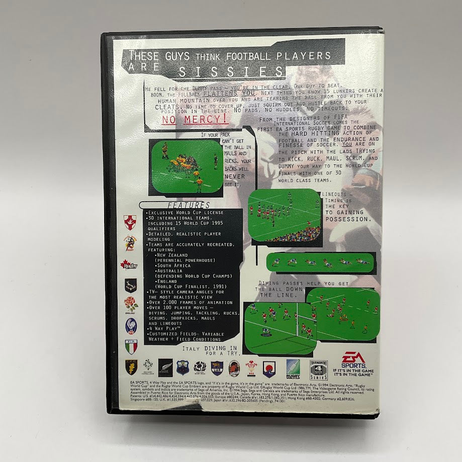 Rugby World Cup '95 Sega Genesis CIB