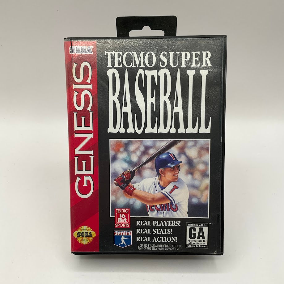 Tecmo Super Baseball Sega Genesis CIB