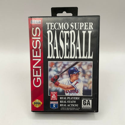 Tecmo Super Baseball Sega Genesis CIB