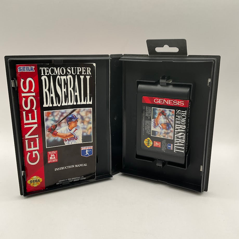 Tecmo Super Baseball Sega Genesis CIB