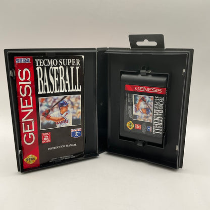 Tecmo Super Baseball Sega Genesis CIB