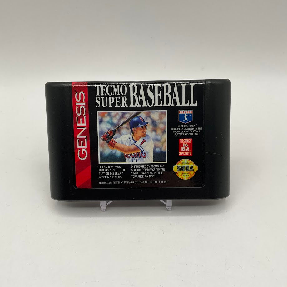 Tecmo Super Baseball Sega Genesis CIB