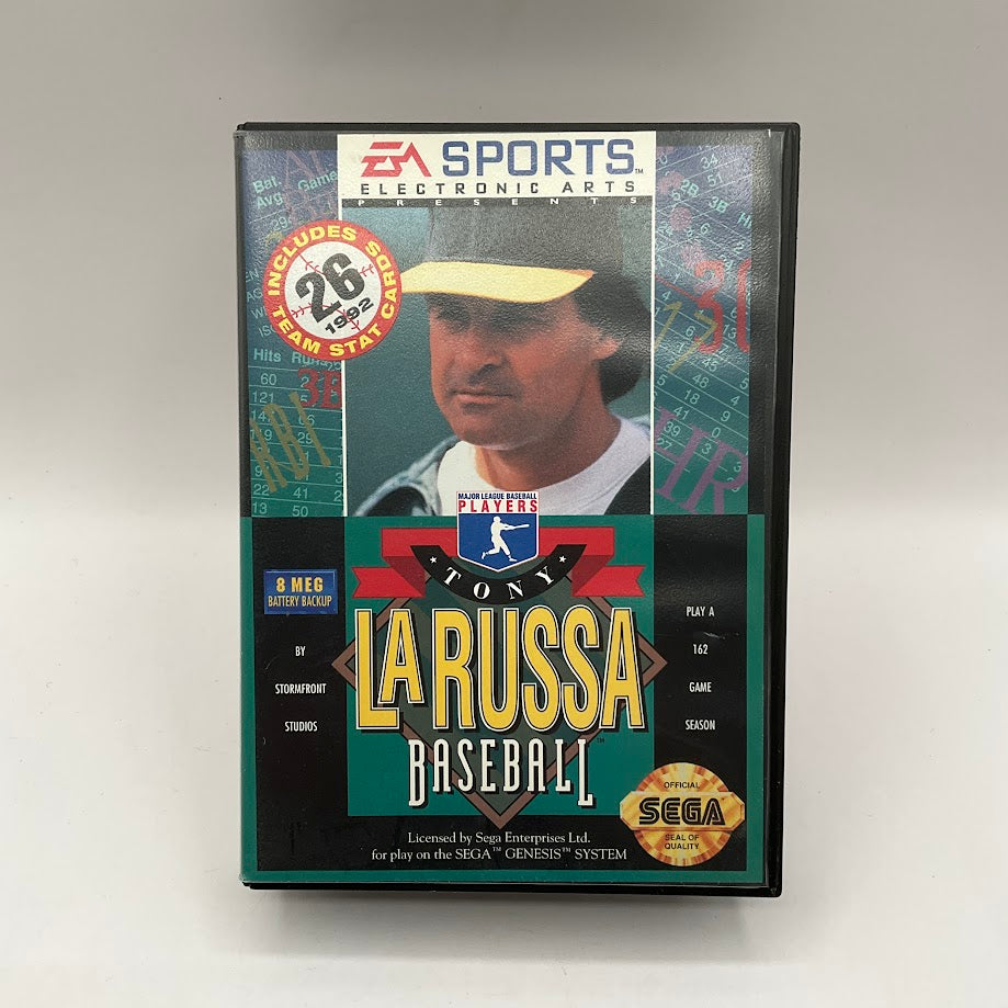 Tony La Russa Baseball Sega Genesis Used