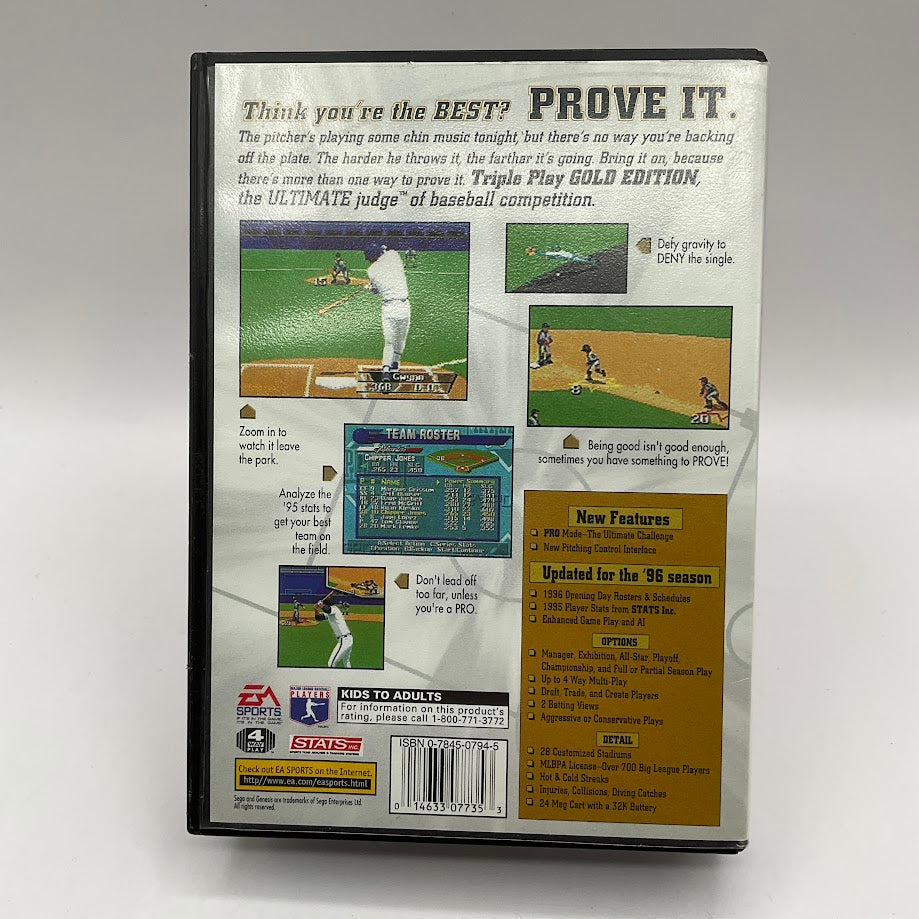 Triple Play Gold Sega Genesis CIB