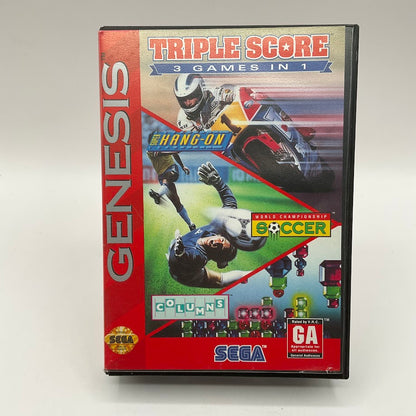 Triple Score Sega Genesis CIB