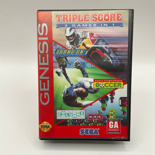Triple Score Sega Genesis CIB